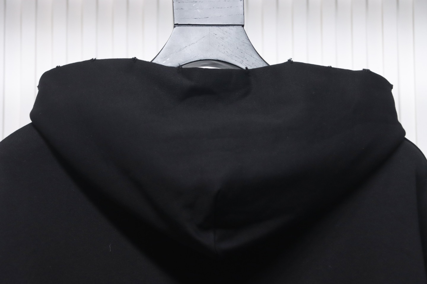 Balenciaga Heart Embroidered Hoodie Black