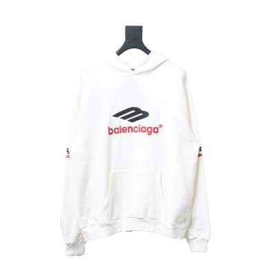 Coco Shoes Balenciaga 3B SPORTS ICON Hoodie White  01