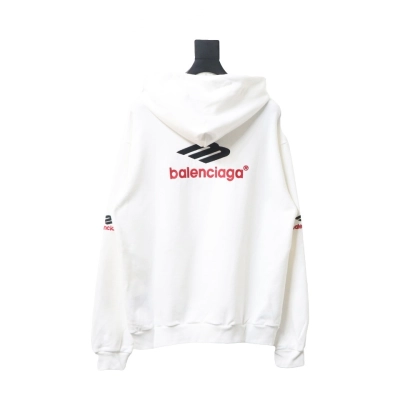 Coco Shoes Balenciaga 3B SPORTS ICON Hoodie White  02