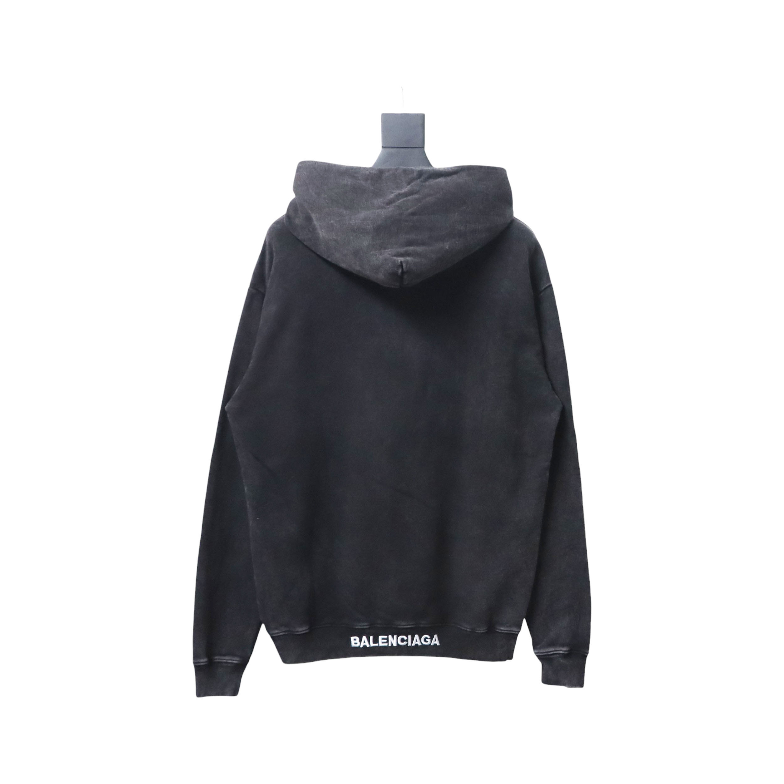 Coco Shoes Balenciaga   ‘I love’ Hoodie Black