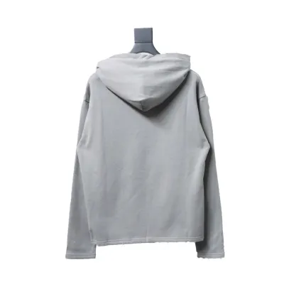 Balenciaga BB Pixel Print Hoodie Grey  02