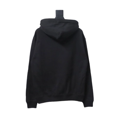 Balenciaga BB Pixel Print Hoodie Black 02