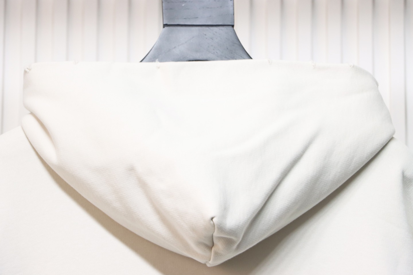 Balenciaga Hoodie With Double Arm Logo On Chest White