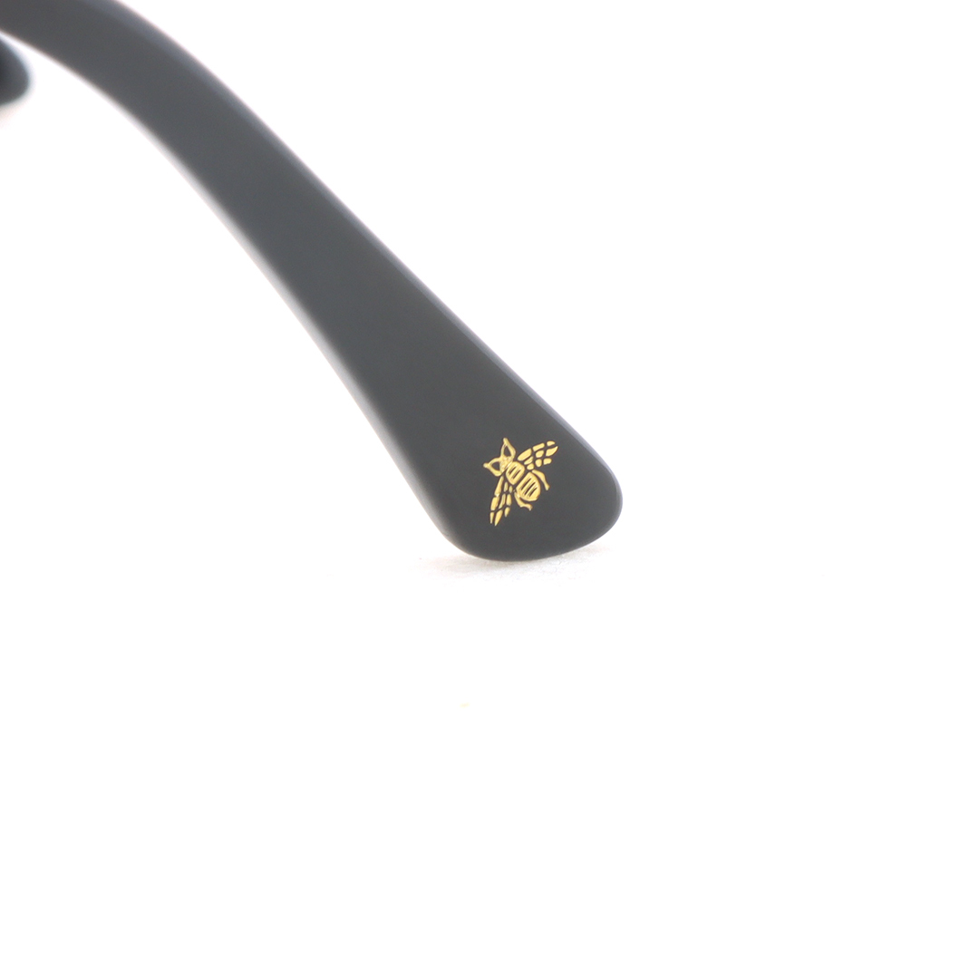 Coco Shoes Gucci Black Square Optical Glasses Transparent 