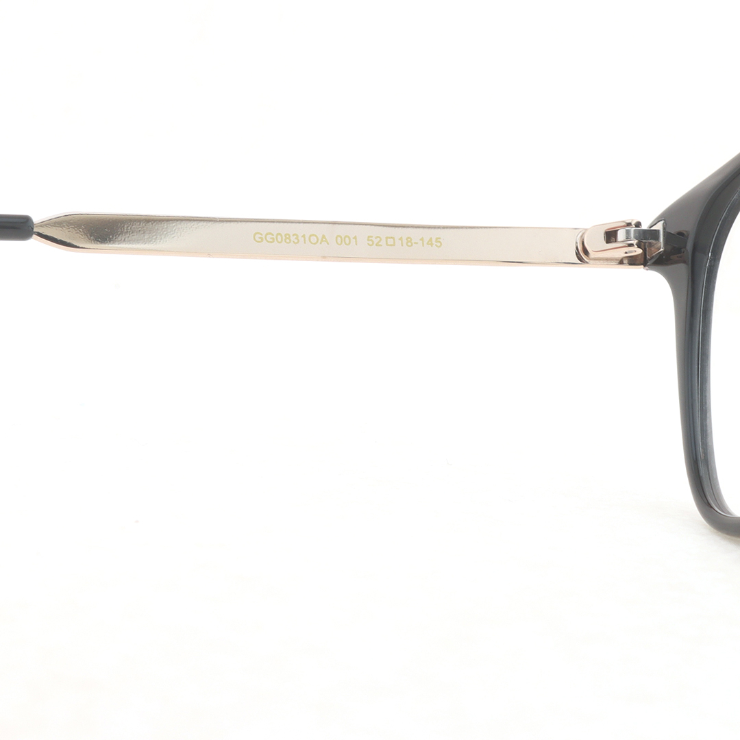 Coco Shoes Gucci Black Square Glasses GG0831OA 001