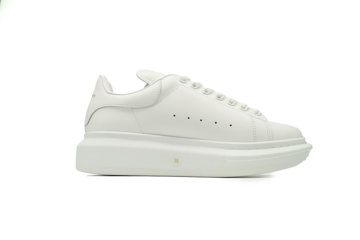 Alexander McQueen Oversized Leather Sneaker White 21295691