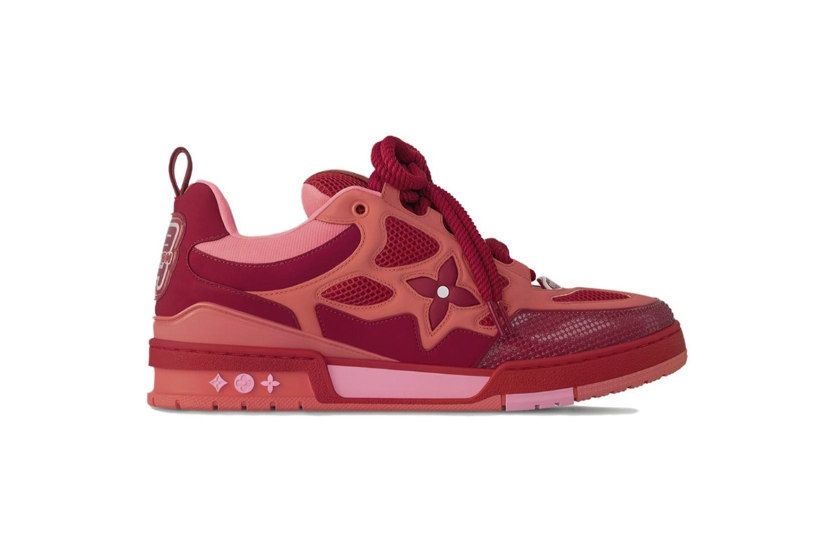 Coco Shoes Louis Vuitton LV Skate Sneaker All Red 1ACQNP