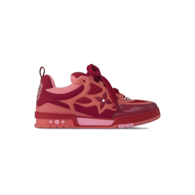 Coco Shoes Louis Vuitton LV Skate Sneaker All Red 1ACQNP 02