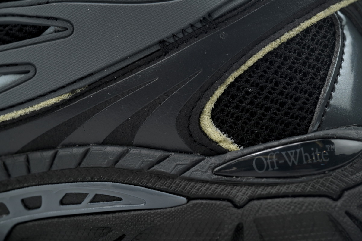 Off-White Be Right Back Mesh Trainers Full Black OMIA295C99FAB0011010