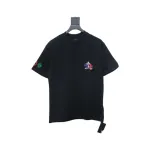 Chrome Hearts Multi Color Cross Cemetery T-shirt Black