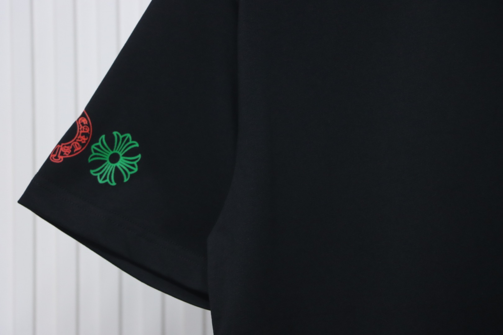 Chrome Hearts Multi Color Cross Cemetery T-shirt Black