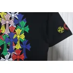 Chrome Hearts Multi Color Cross Cemetery T-shirt Black