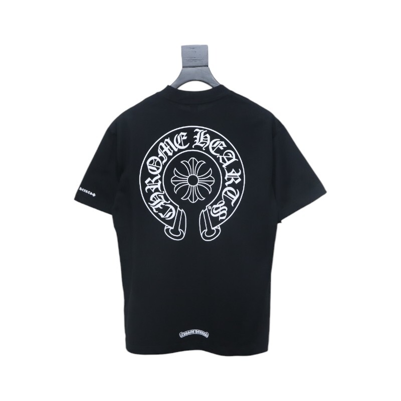 Chrome Hearts Horseshoe Logo Pocket T-Shirt Black