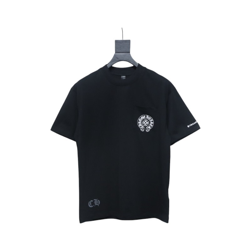 Chrome Hearts Horseshoe Logo Pocket T-Shirt Black