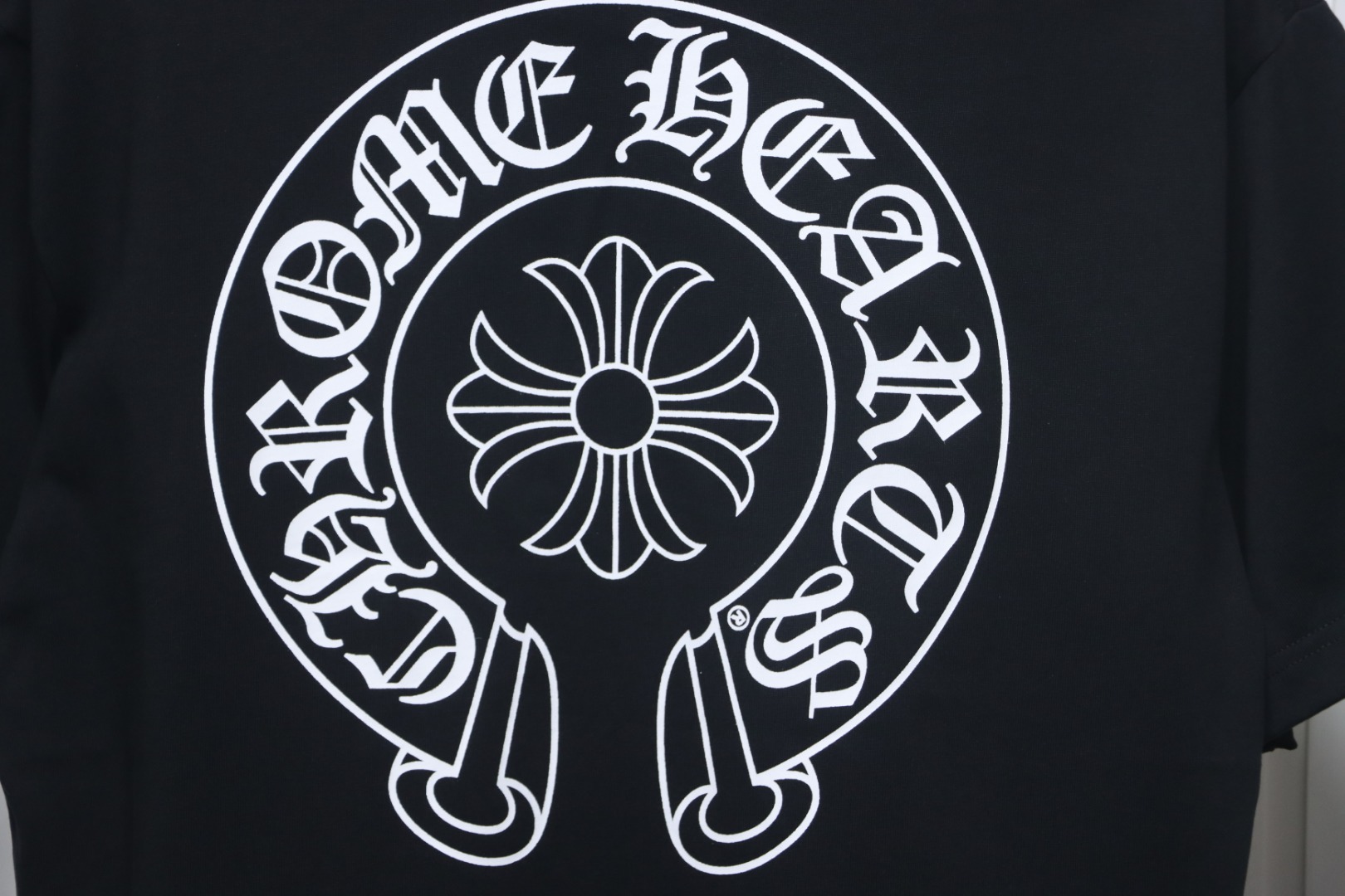 Chrome Hearts Horseshoe Logo Pocket T-Shirt Black