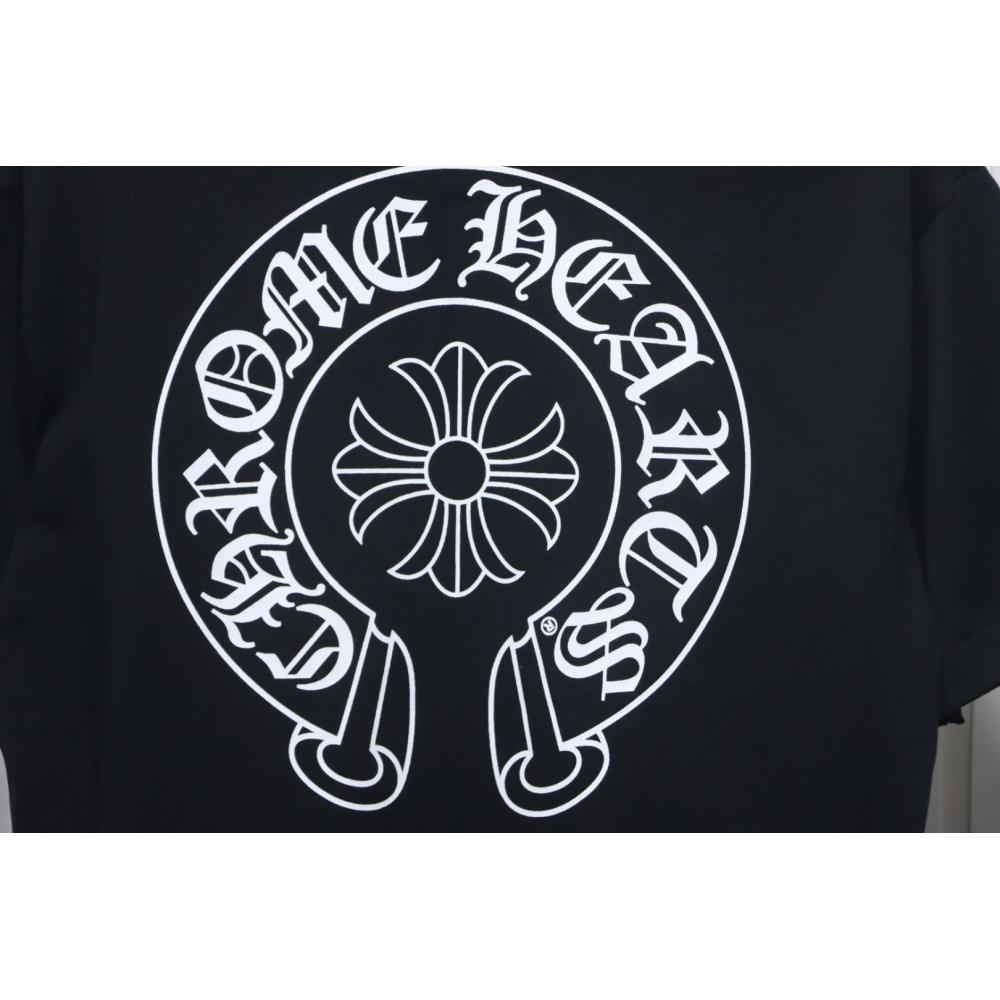 Chrome Hearts Horseshoe Logo Pocket T-Shirt Black