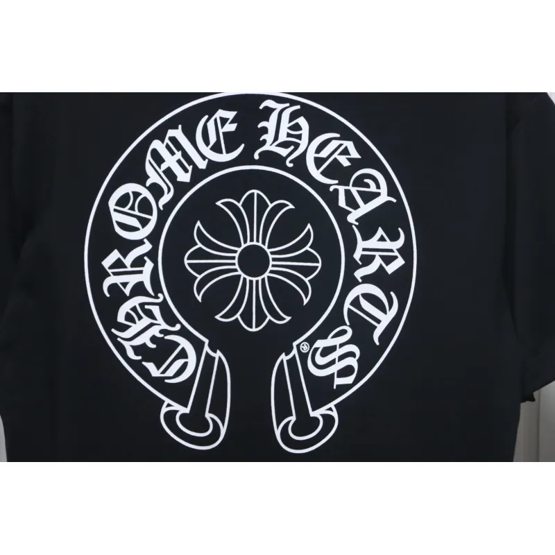 Chrome Hearts Horseshoe Logo Pocket T-Shirt Black