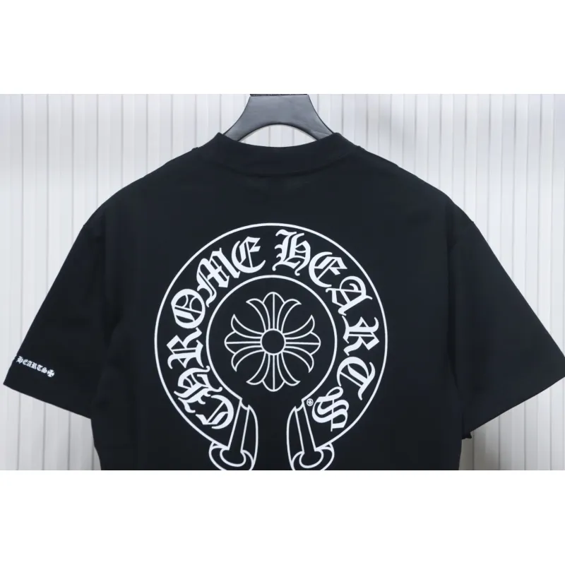 Chrome Hearts Horseshoe Logo Pocket T-Shirt Black