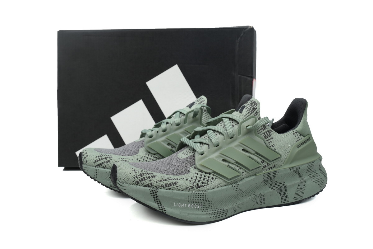 Coco Shoes Adidas Ultraboost 5X Digital Camo Men's Carbon Running Shoes Green JI1525