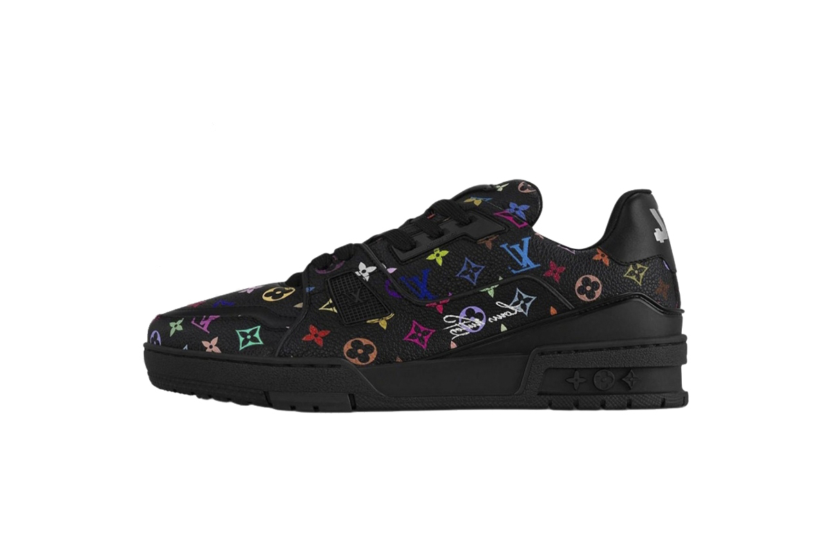 Coco Shoes Louis Vuitton x Takashi Murakami Trainer Black 1AHEKZ