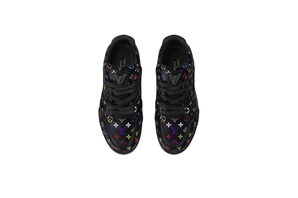 Coco Shoes Louis Vuitton x Takashi Murakami Trainer Black 1AHEKZ