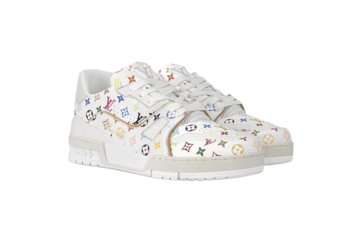 Coco Shoes Louis Vuitton x Takashi Murakami Trainer White 1AGZDT