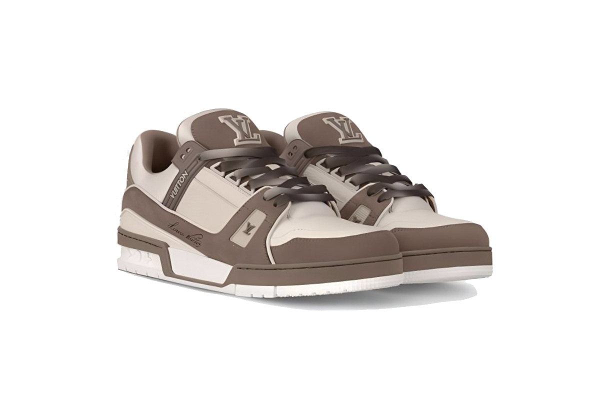 Coco Shoes Louis Vuitton Trainer Taupe 1ACWBZ