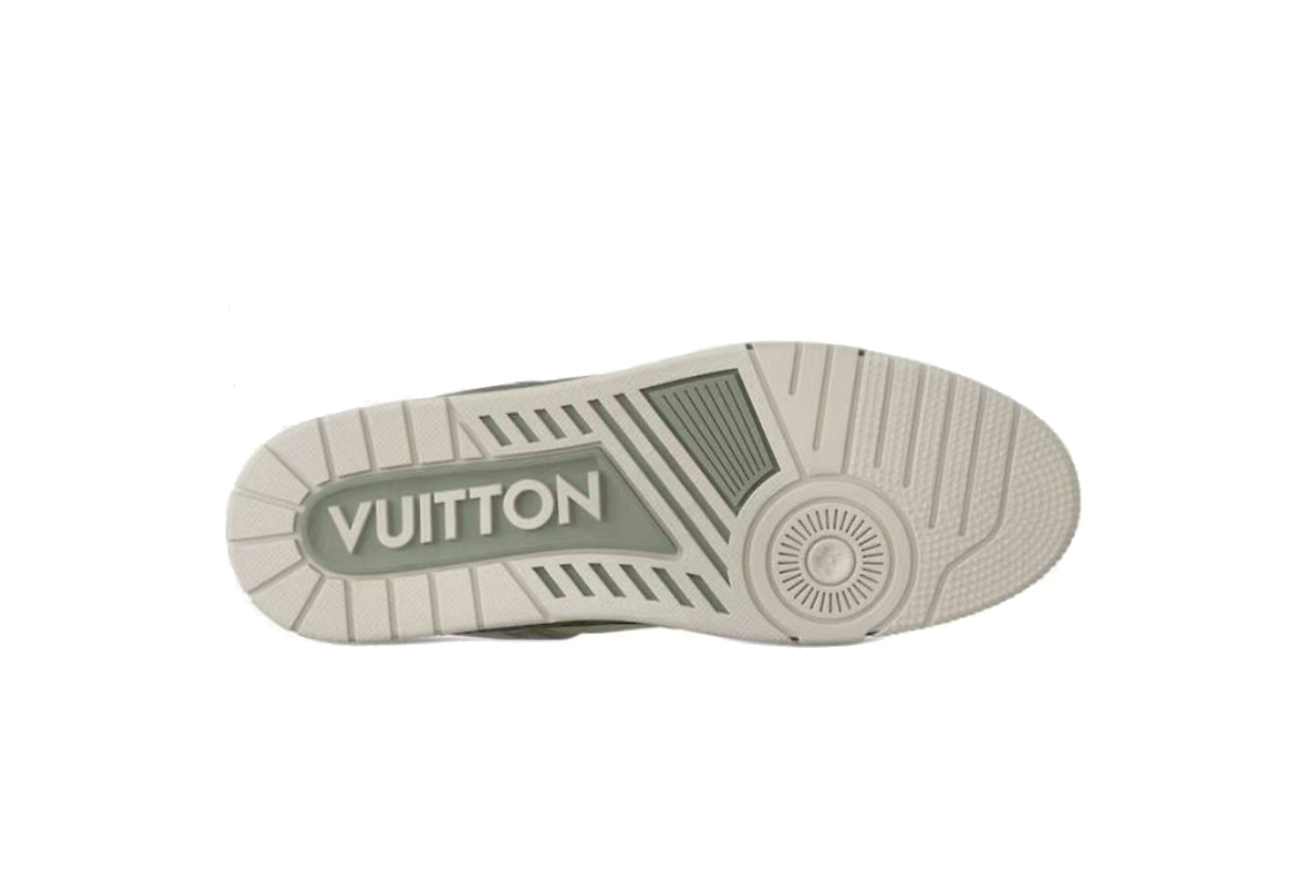 Coco Shoes Louis Vuitton Trainer Frosted Green 1ADHC9