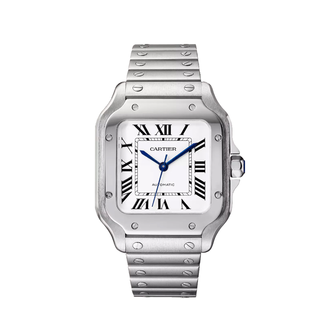 Cartier Santos De Cartier Medium Medium White WSSA0029