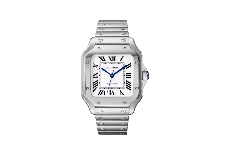 Cartier Santos De Cartier Medium Medium White WSSA0029
