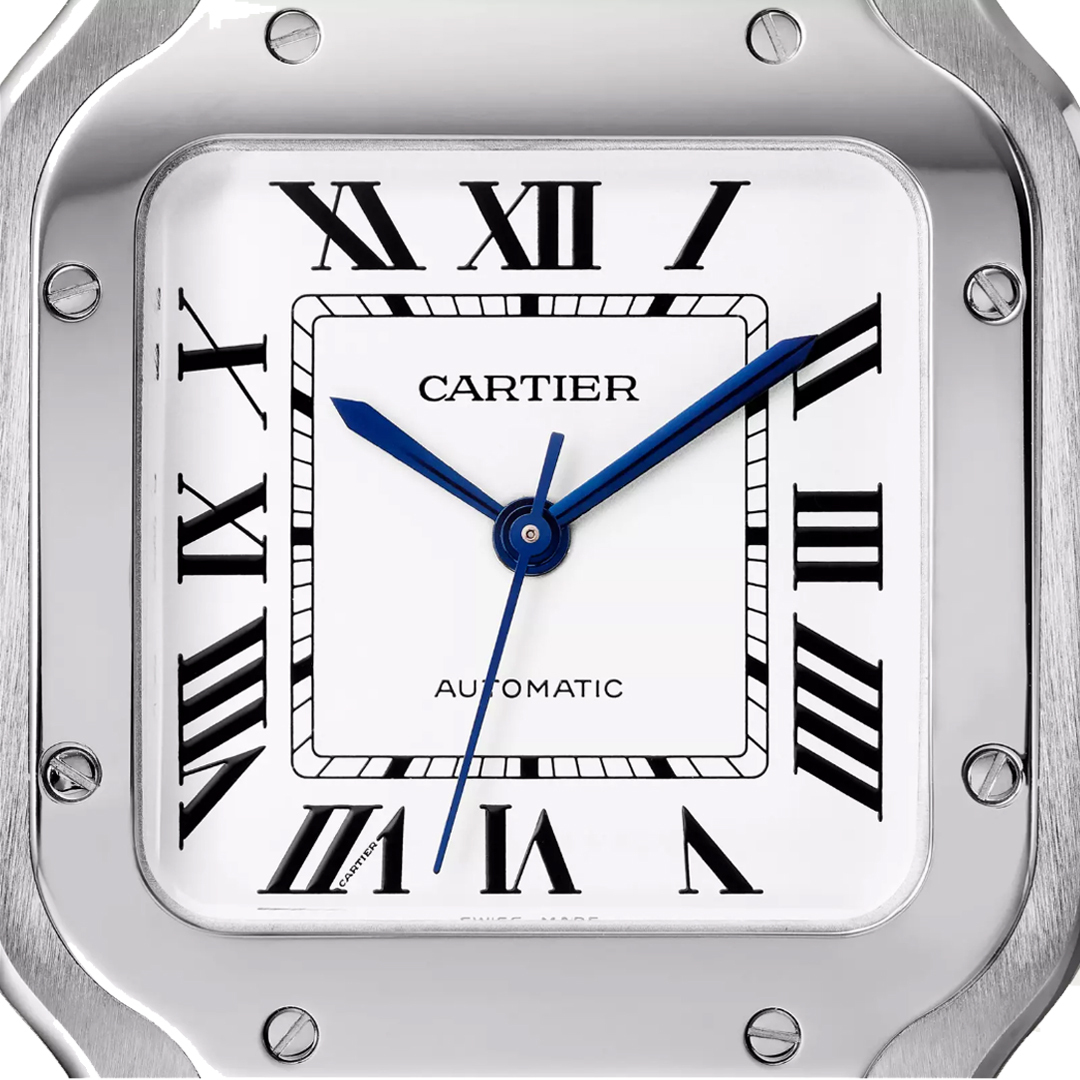 Cartier Santos De Cartier Medium Medium White WSSA0029