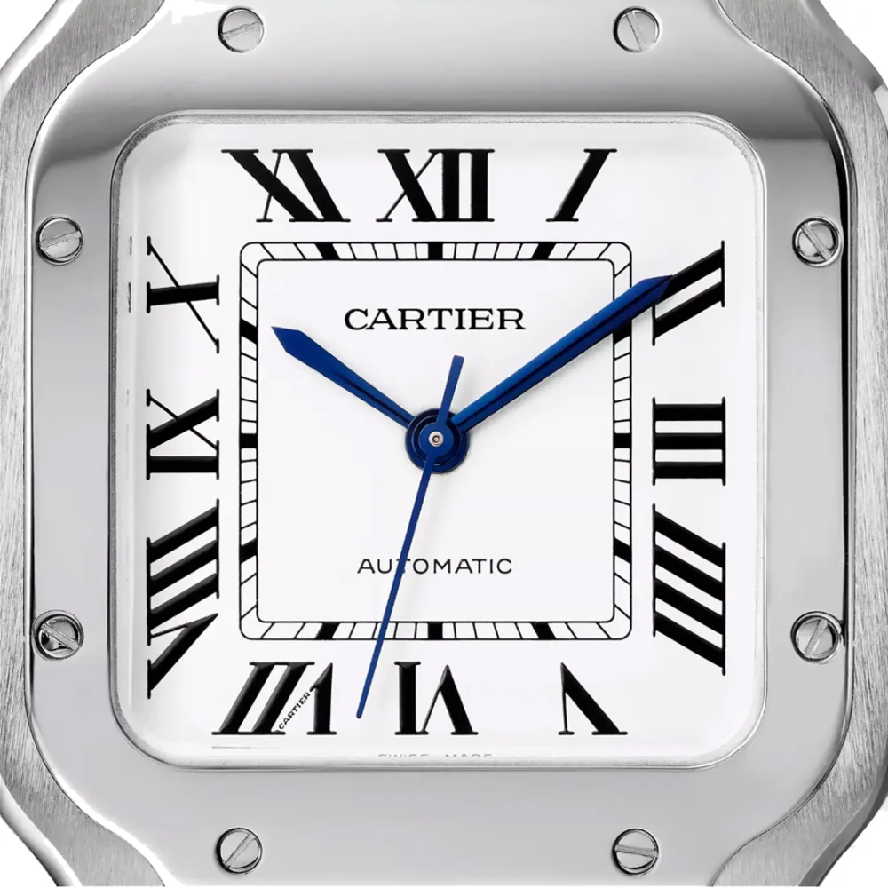 Cartier Santos De Cartier Medium Medium White WSSA0029