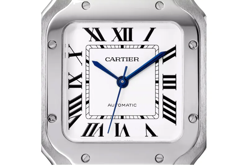 Cartier Santos De Cartier Medium Medium White WSSA0029