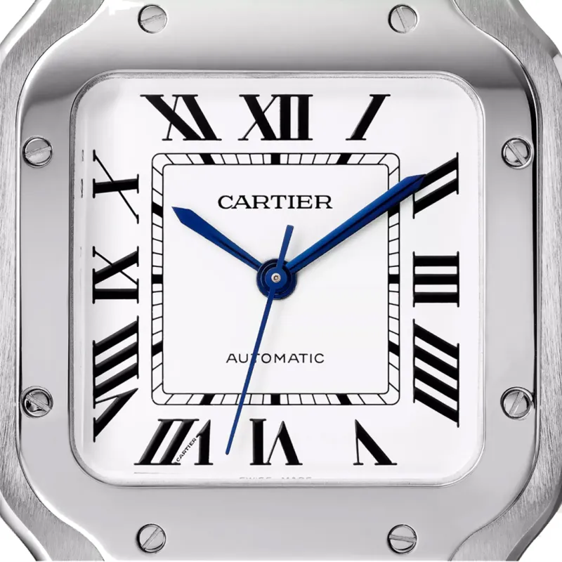 Cartier Santos De Cartier Medium Medium White WSSA0029