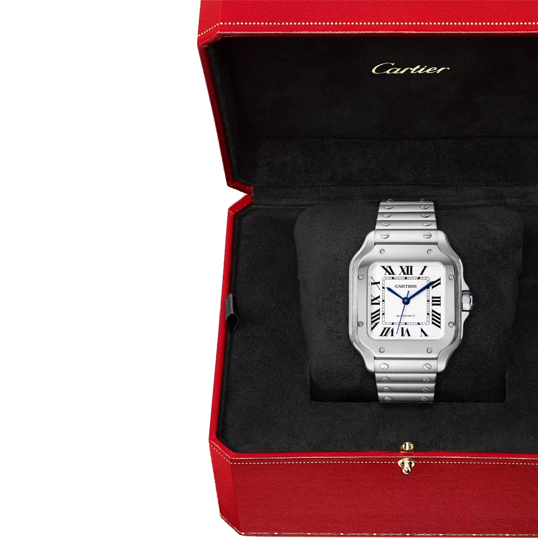 Cartier Santos De Cartier Medium Medium White WSSA0029