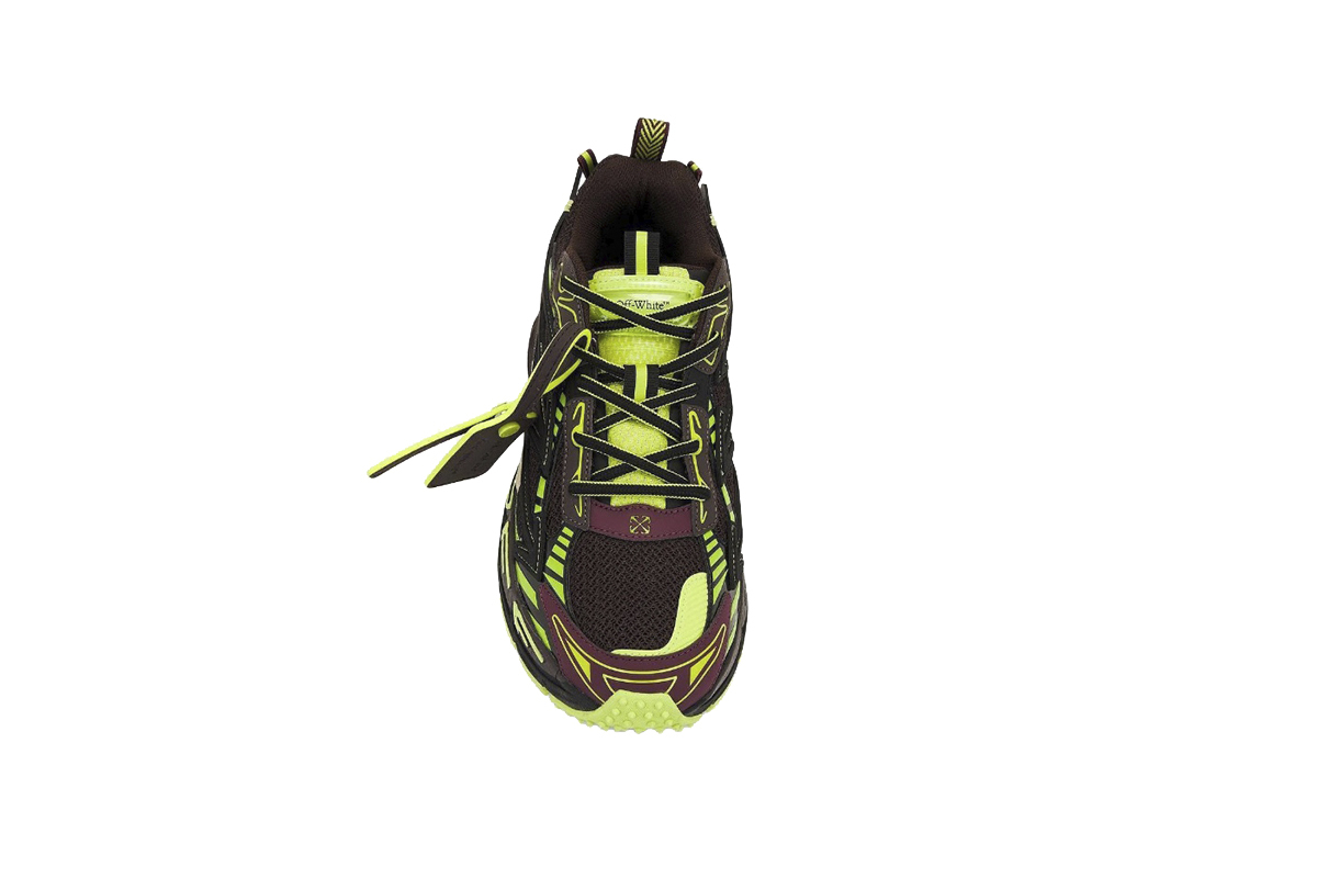 Off-White Be Right Back Trainers Out Of Dark Green OMIA295W24FAB0016070