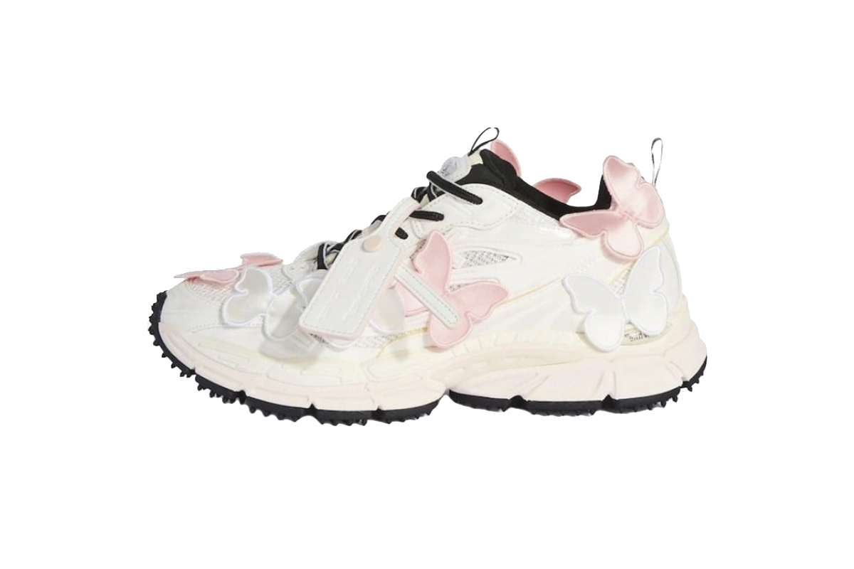 Off-White Be Right Back Trainers Out Of Pink Butterfly OWIA089W24FAB0023001