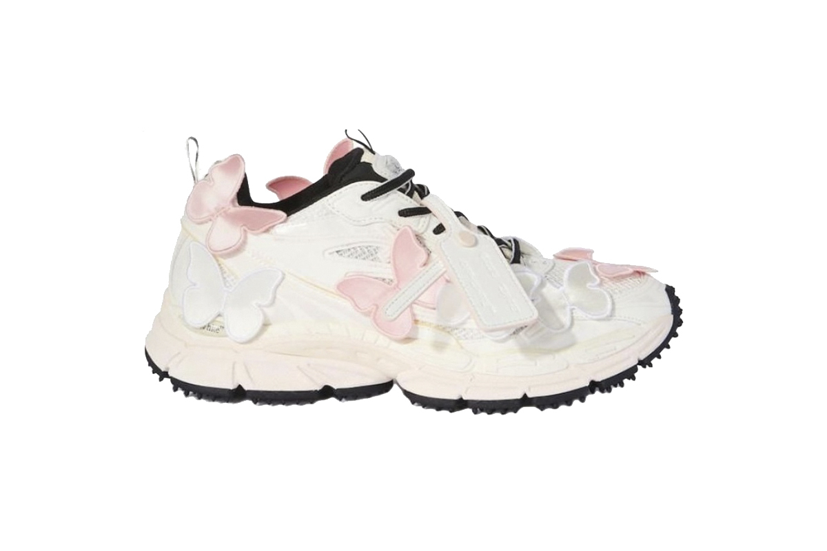 Off-White Be Right Back Trainers Out Of Pink Butterfly OWIA089W24FAB0023001