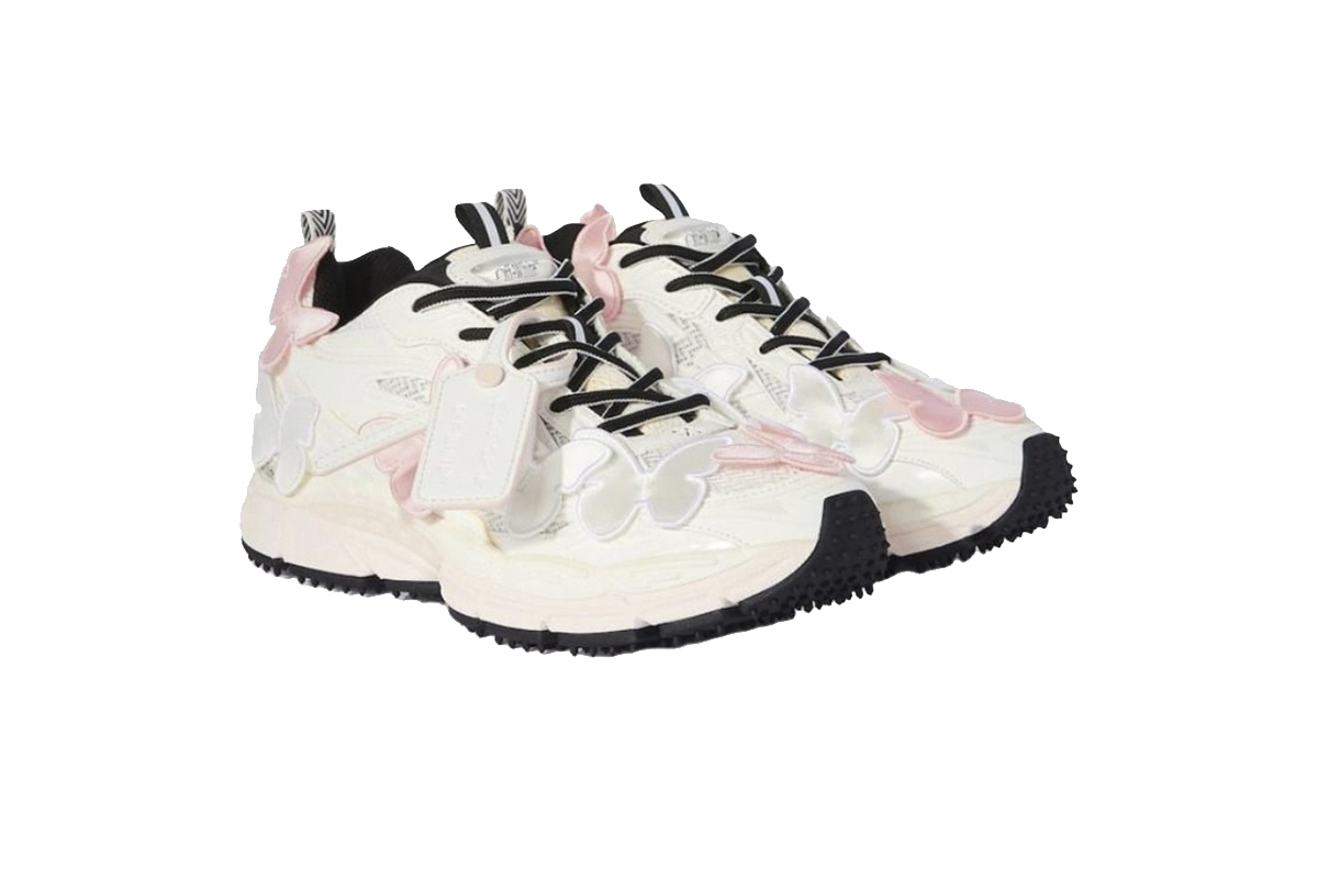 Off-White Be Right Back Trainers Out Of Pink Butterfly OWIA089W24FAB0023001