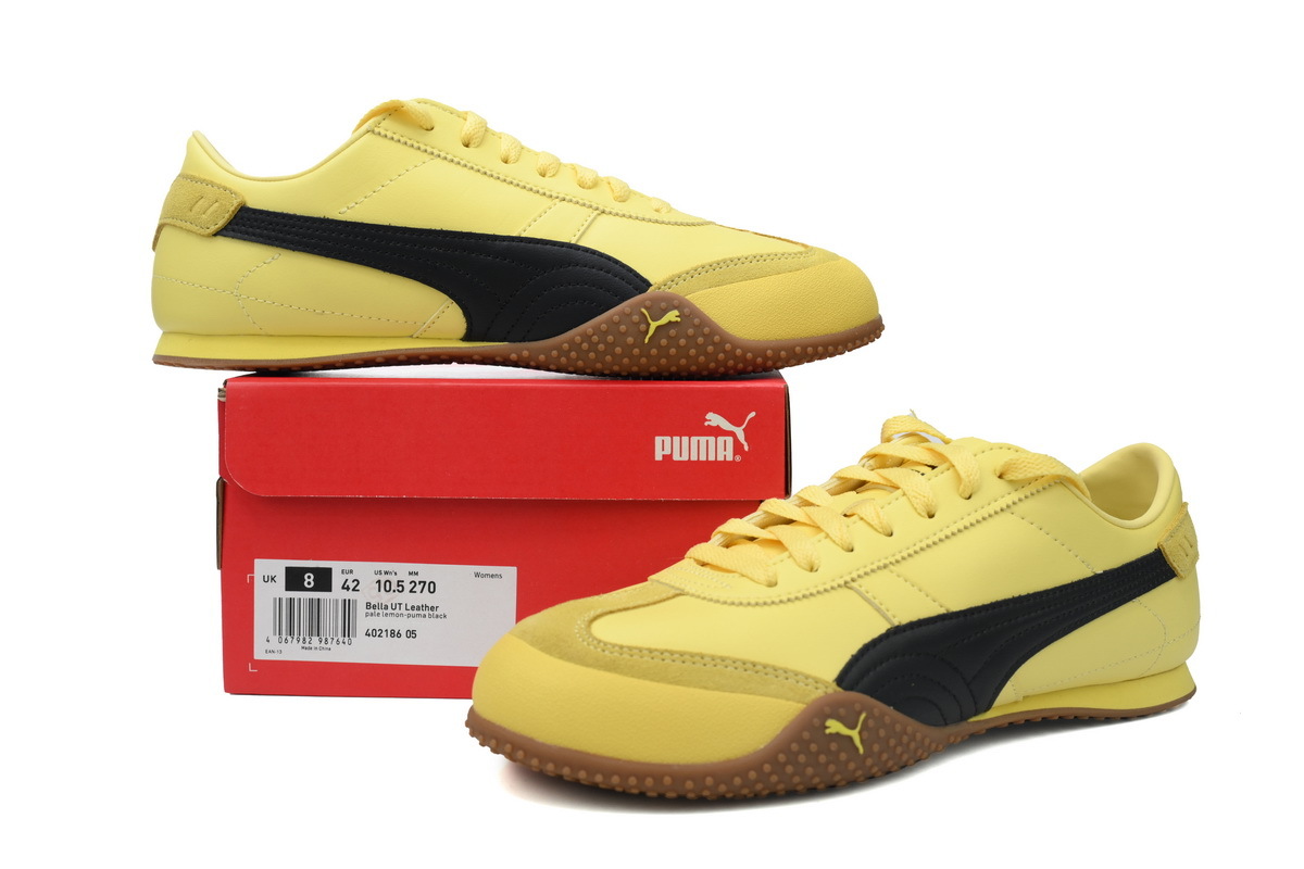 Coco Shoes Puma Bella UT Leather Pale Lemon 402186-05