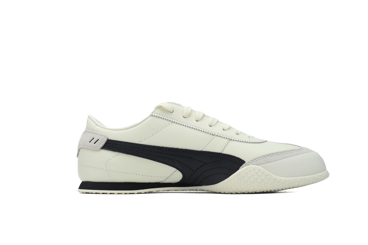 Coco Shoes Puma Bella UT Leather White Black 402186-01