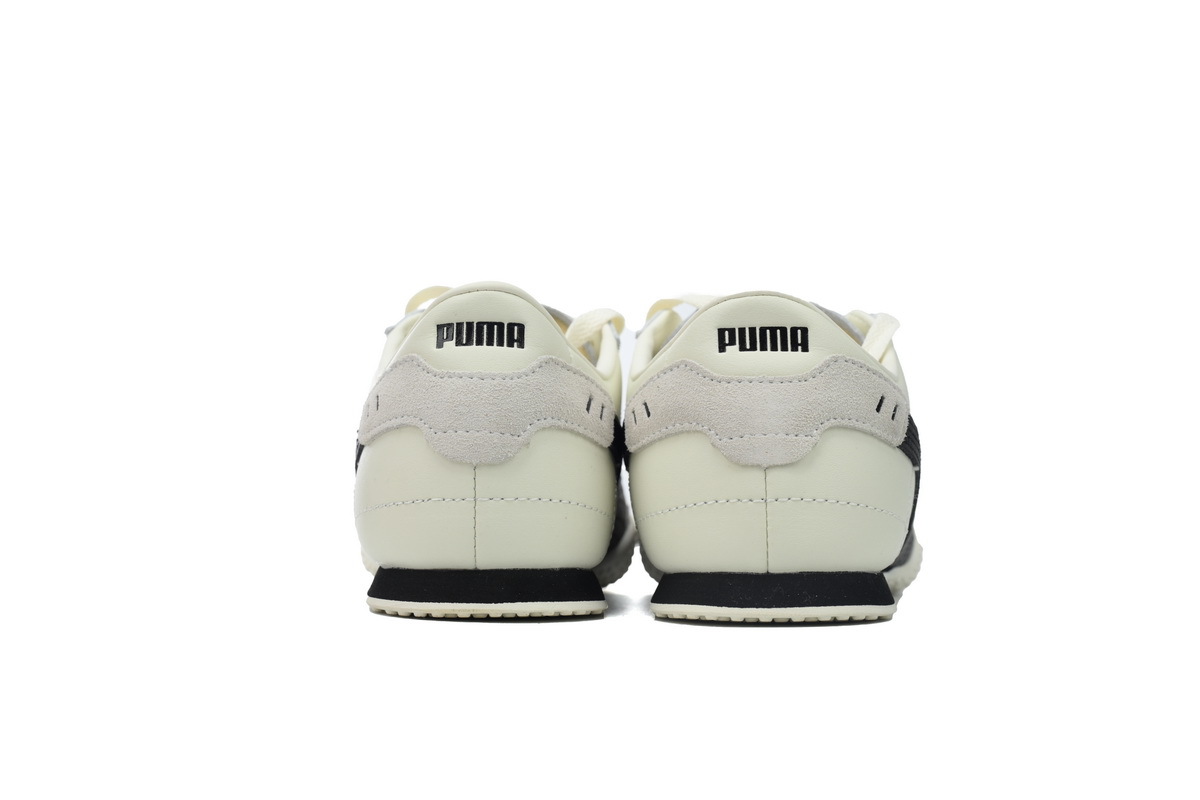 Coco Shoes Puma Bella UT Leather White Black 402186-01