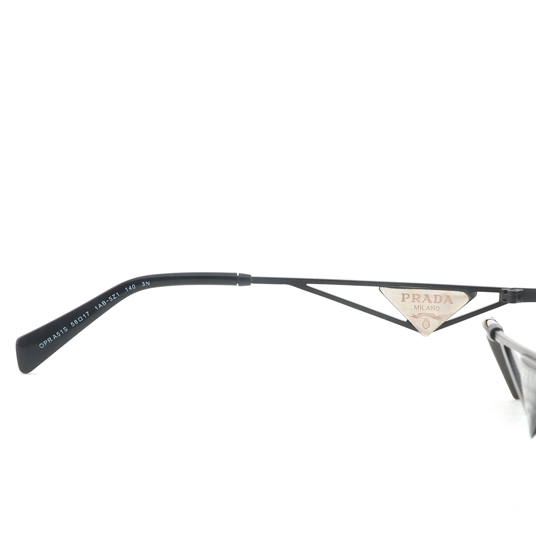 Prada Metallic Pr A51S Sunglasses Black