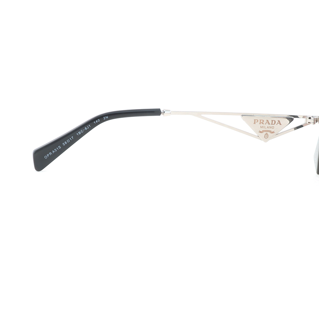 Prada Metallic Pr A51S Sunglasses Gradient Yellow