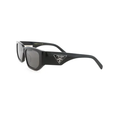 Prada Triangle Logo Sunglasses Slate Grey 01