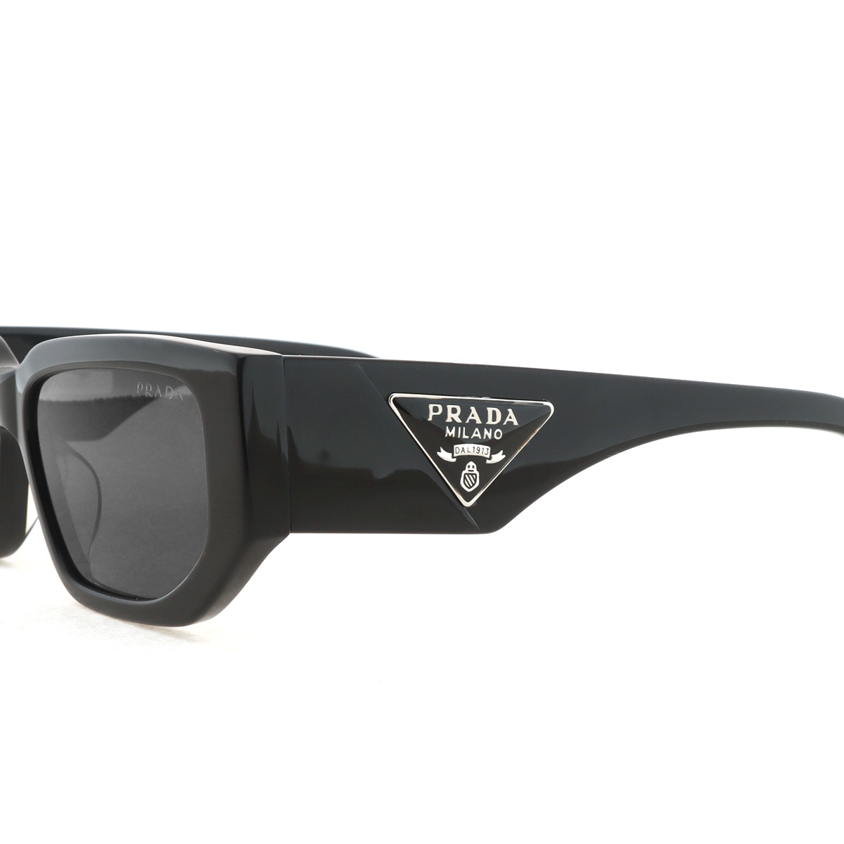 Prada Triangle Logo Sunglasses Slate Grey