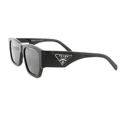 Prada Symbole Pillow Sunglasses Black PR 10ZS 1AB5S0 01