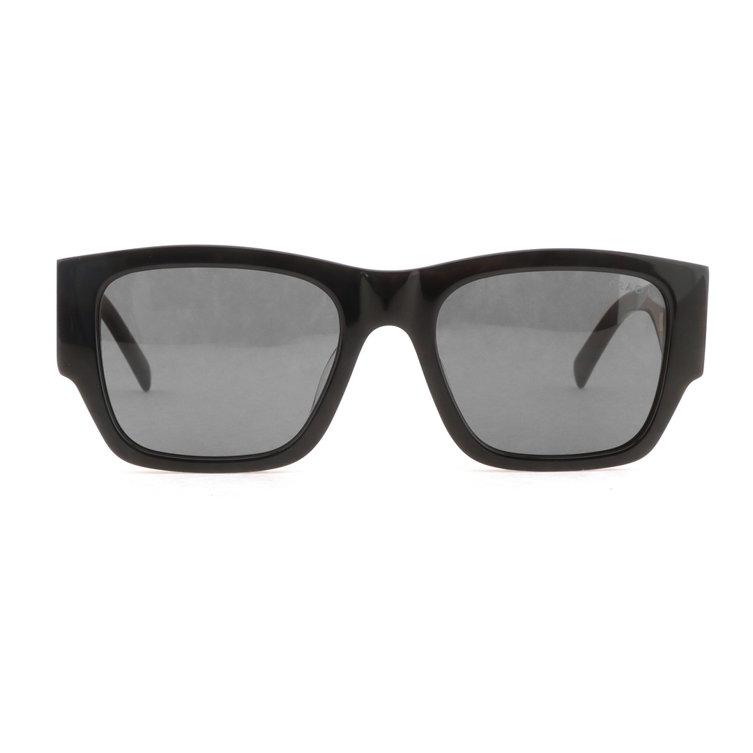 Prada Symbole Pillow Sunglasses Black PR 10ZS 1AB5S0