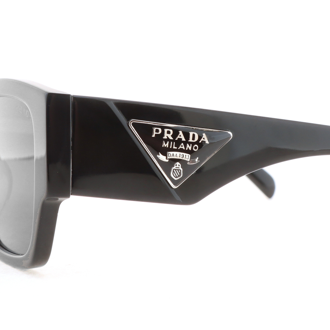 Prada Symbole Pillow Sunglasses Black PR 10ZS 1AB5S0