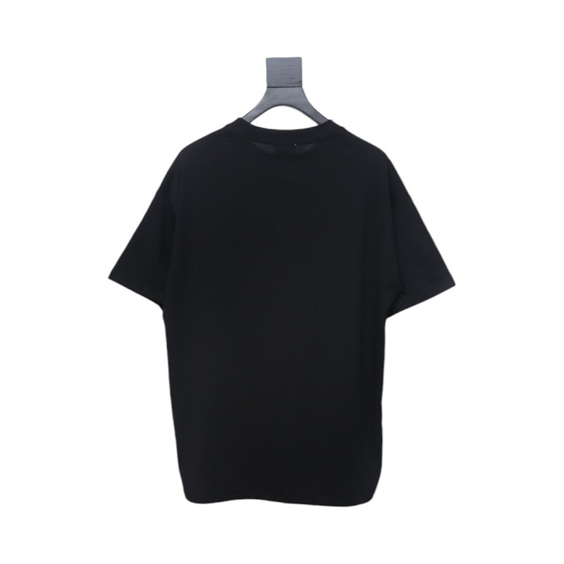 Moncler Laminated Logo T-Shirt Black